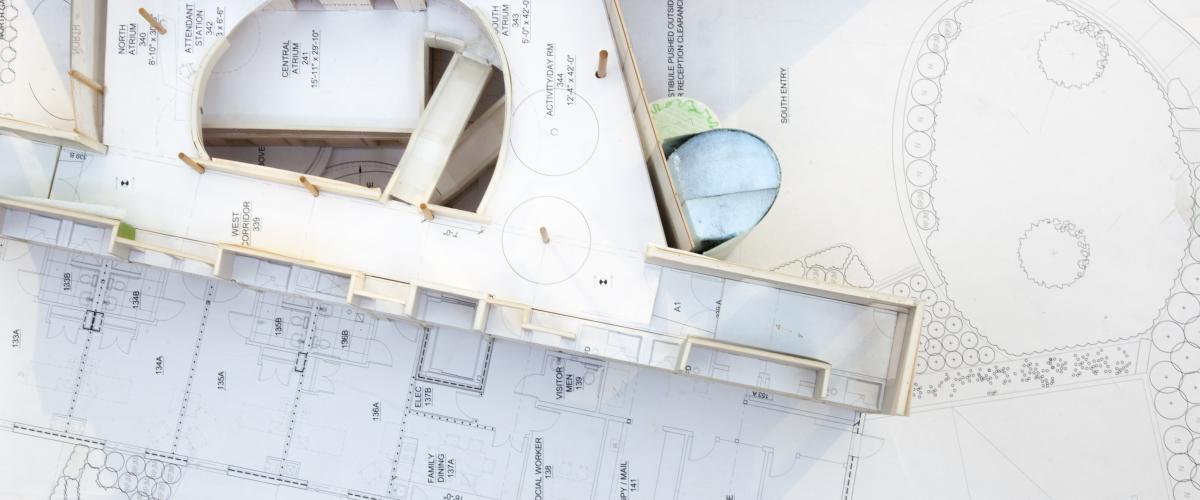 Architectural model of Mount Pleasant Home project