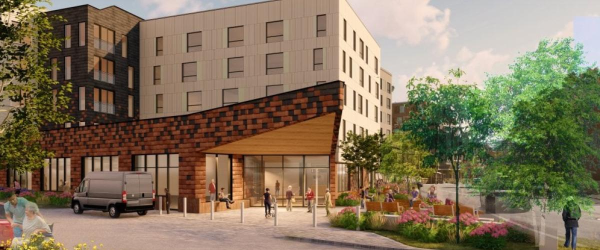 Rendering of the JJ Carroll Redevelopment