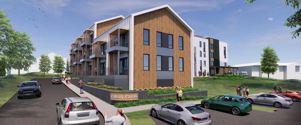 Colony Retirement Homes - Apple Rendering