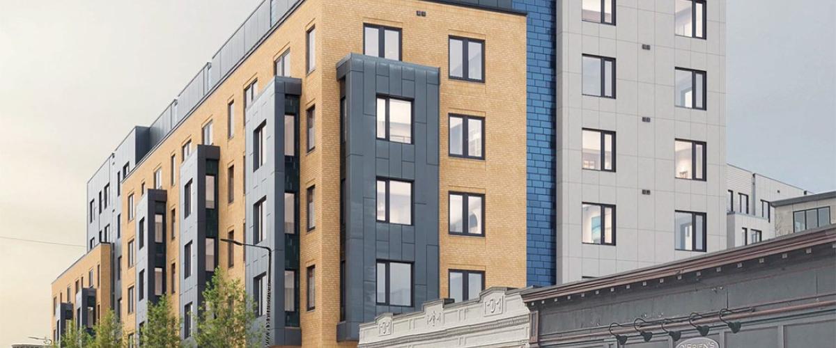 Rendering of 25-39 Harvard Ave.