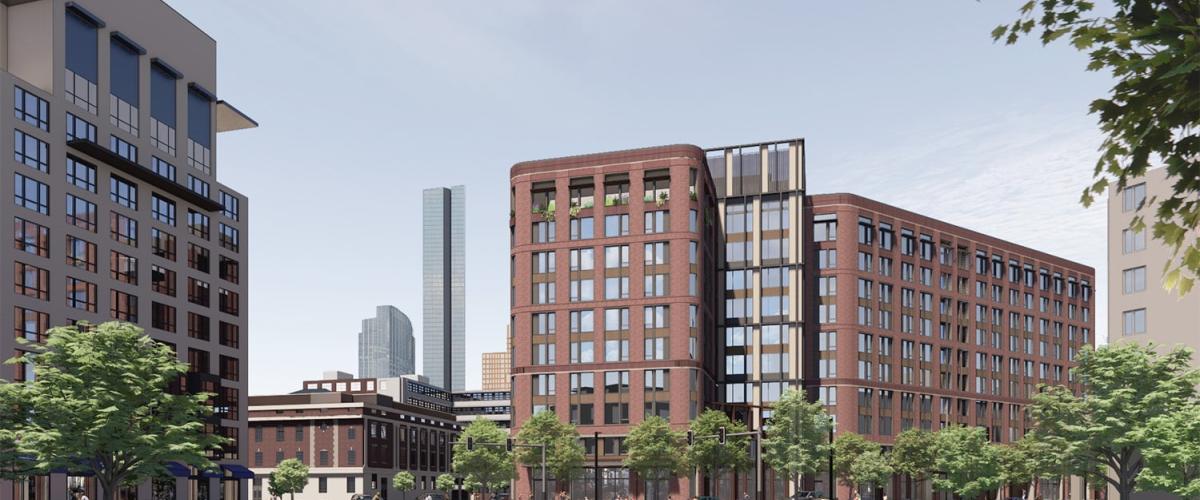 Rendering of the expanded Franklin Union Building.