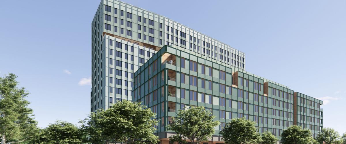 Street view rendering of On the Dot