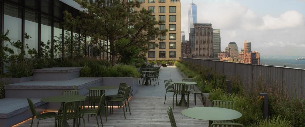 View from building terrace