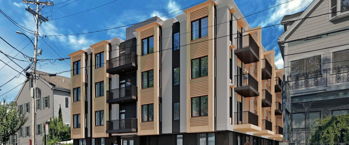 Rendering of 82-86 Prospect Street.