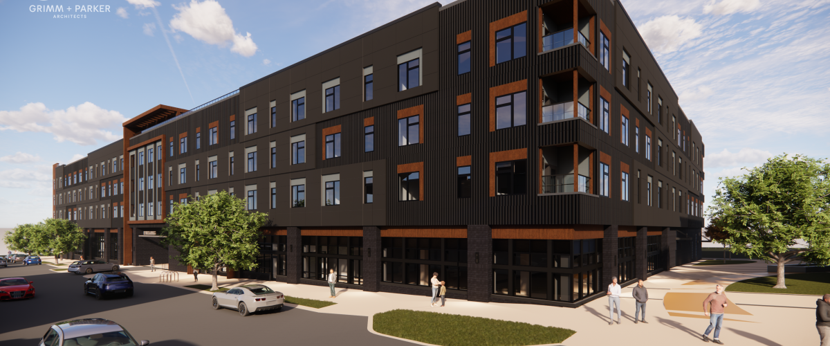 Rendering of Barry Farm 1A