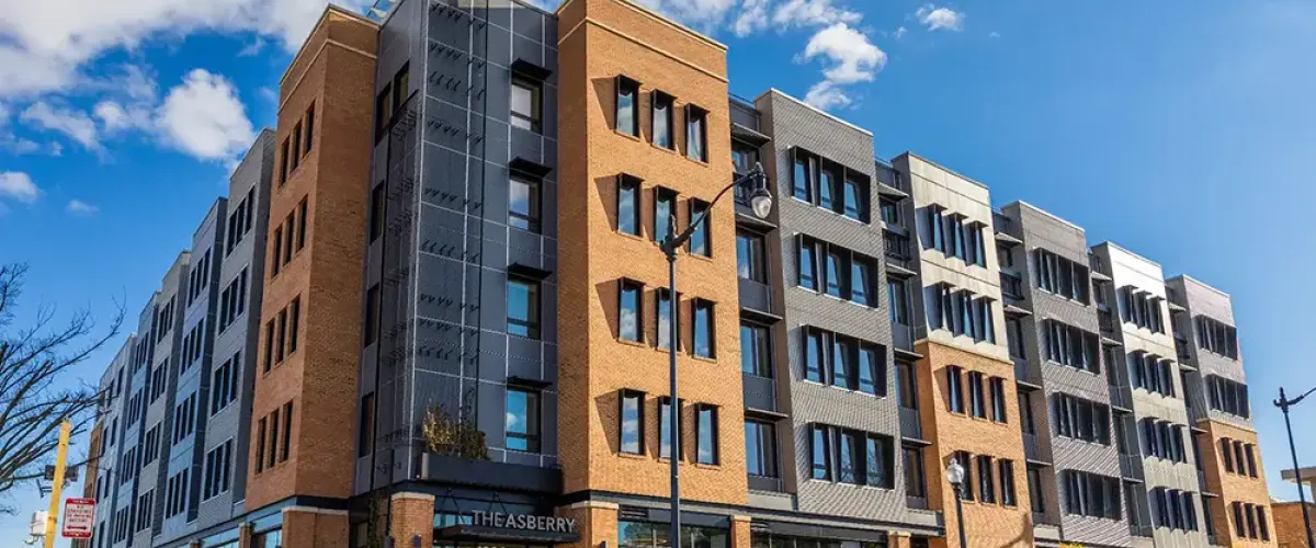 Street view of The Asberry.