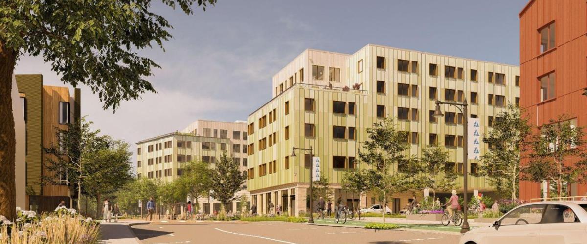 Street view render of Brooke House