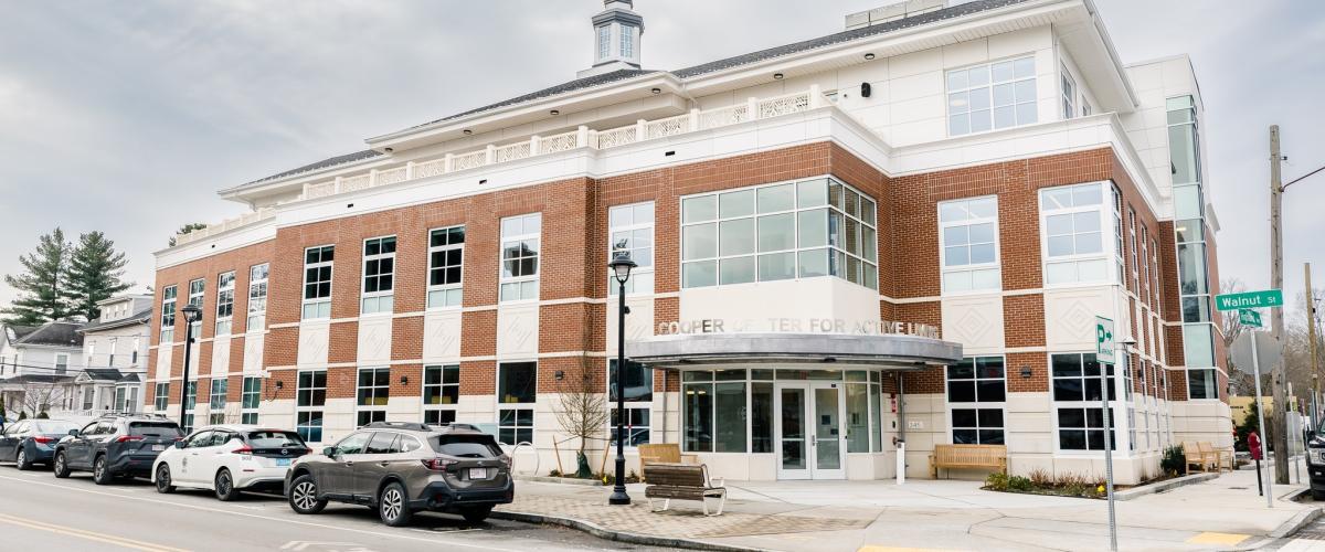 Street view of the Cooper Center for Active Living.