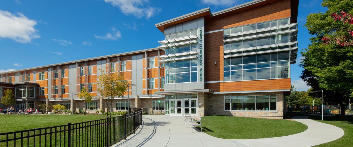 Cunniff Elementary School entry way