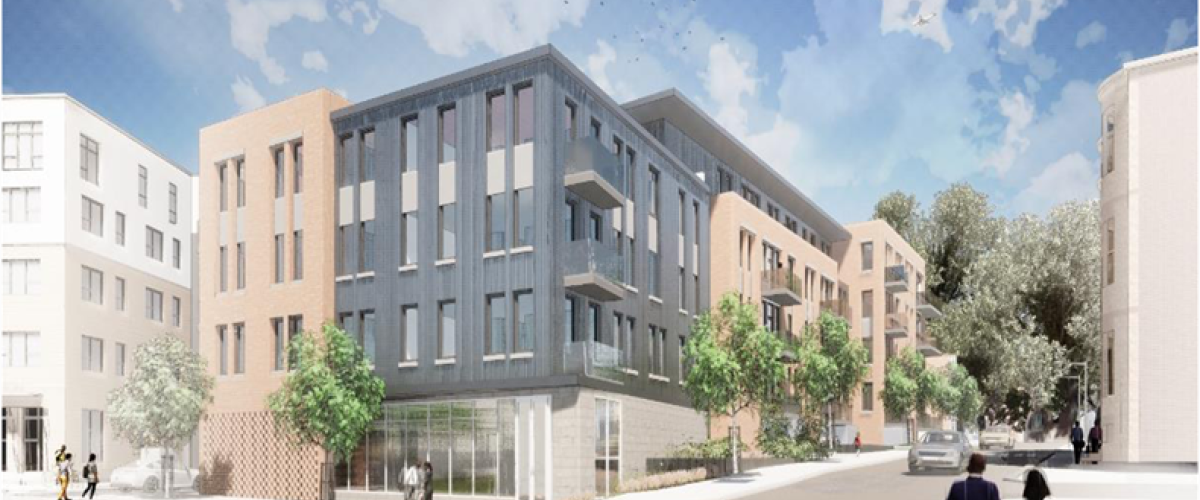 Rendering of Dover Station Condos