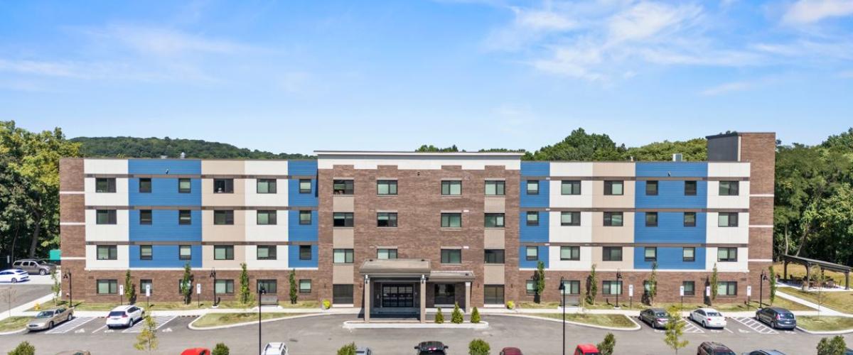 This 52- unit retirement residence, consisting of affordable and market rate housing, achieved Passive House Certification (PHI). 