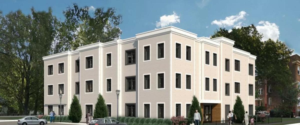Overview of Kensington Apartments