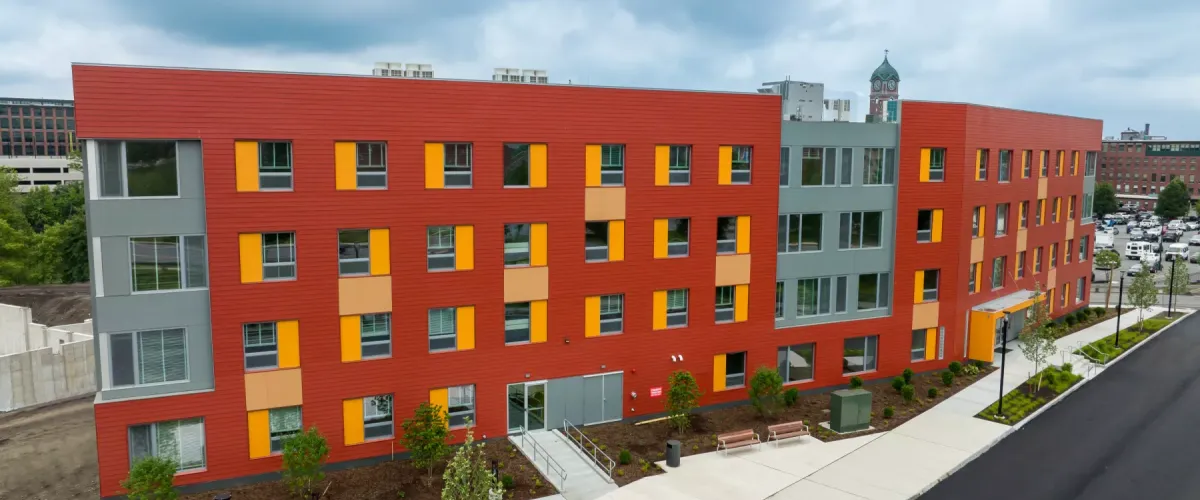 Front view of Island Parkside