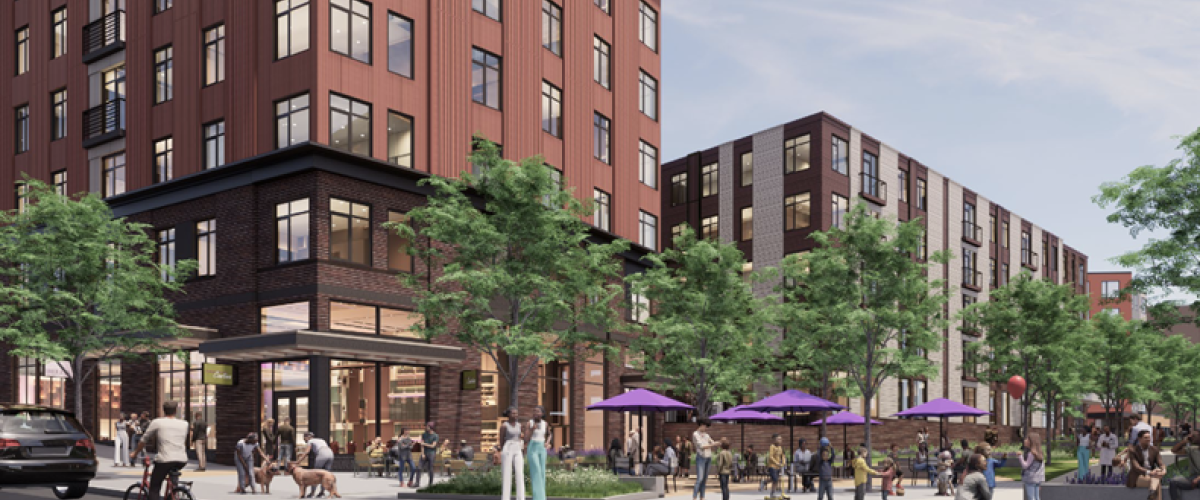 Rendering of Mildred Hailey building 4