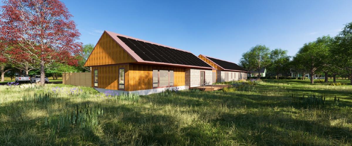 Rendering of the new Monadnock Conservancy HQ