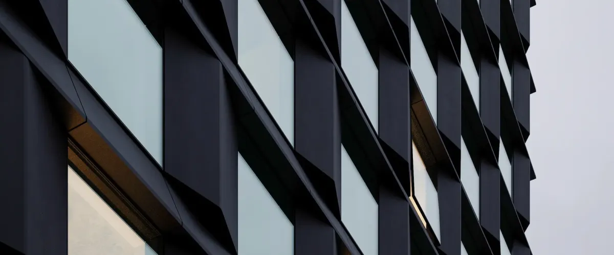 Exterior zoomed in shot of exterior facade