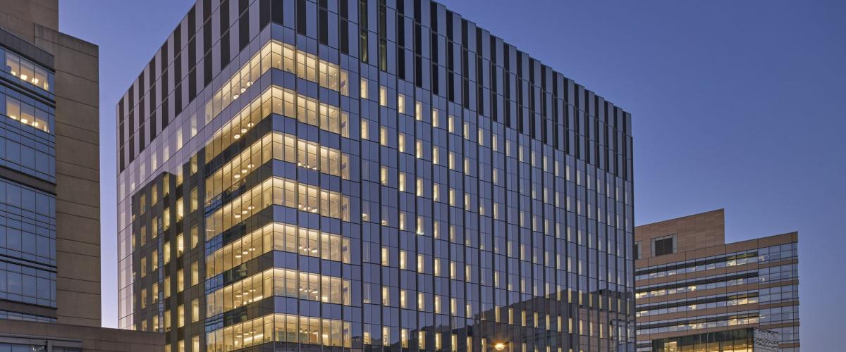 View of Paul J DiMare Center at UMass Medical.