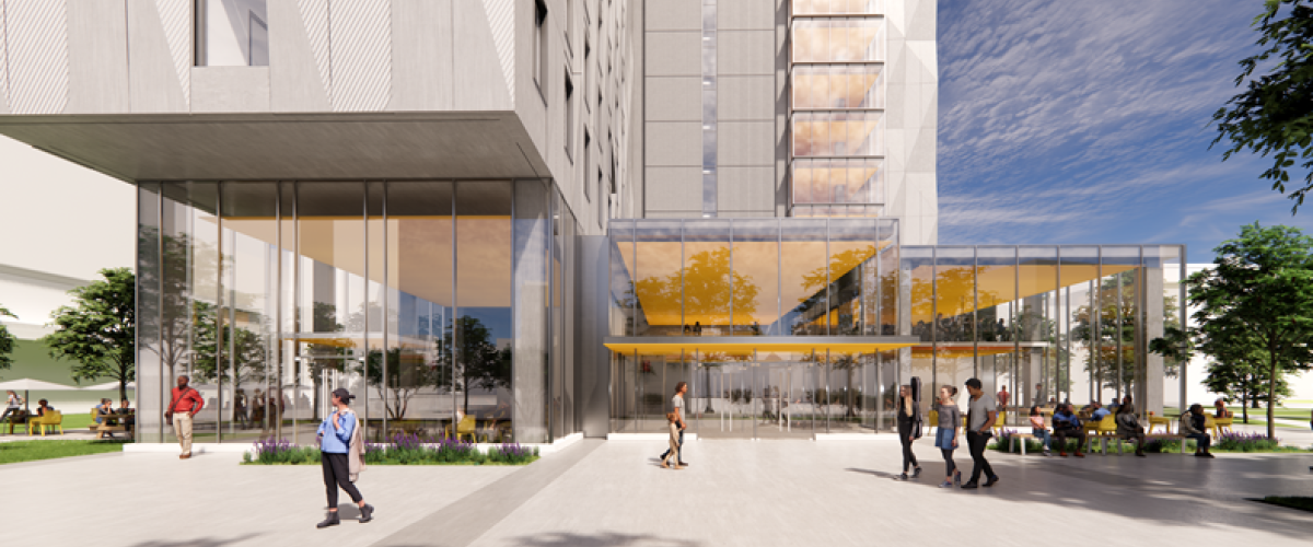 Rendering of Pike Residence Hall