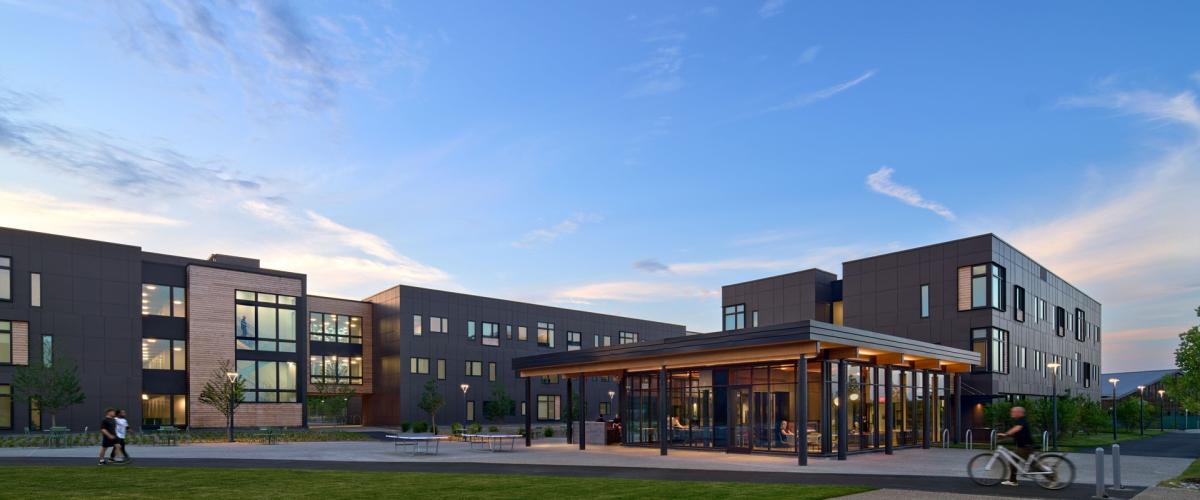 Completed Princeton Meadows housing.