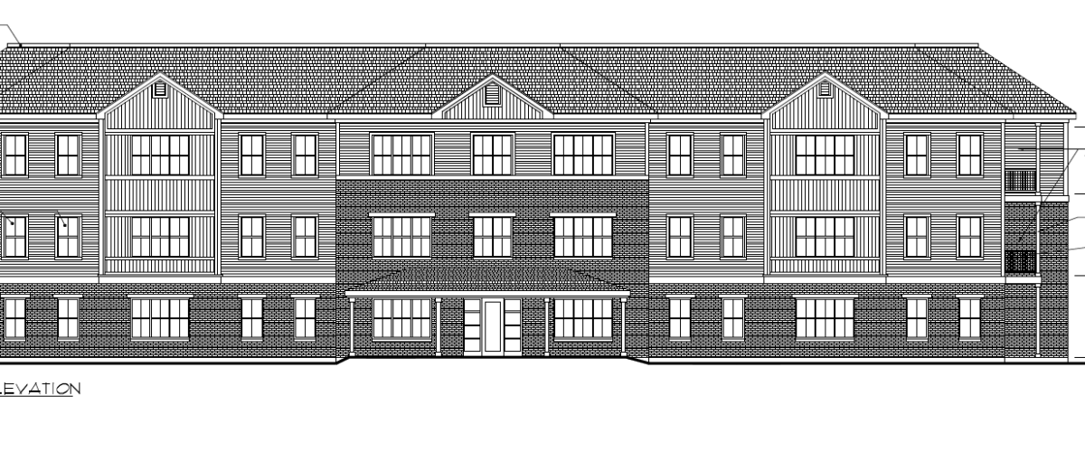 Lincoln School Apartments elevation view