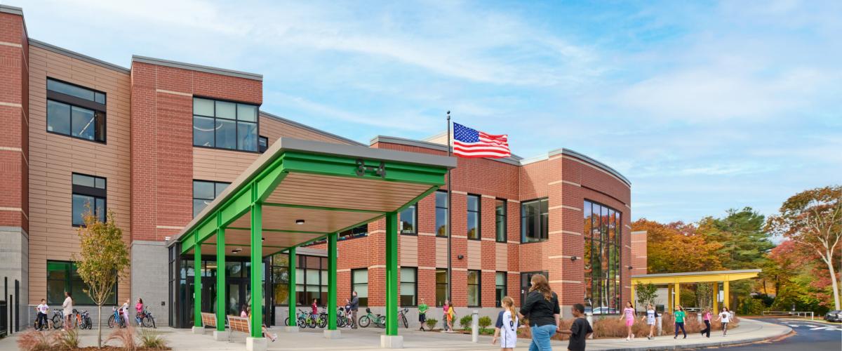 Render of new Hadley Elementary School