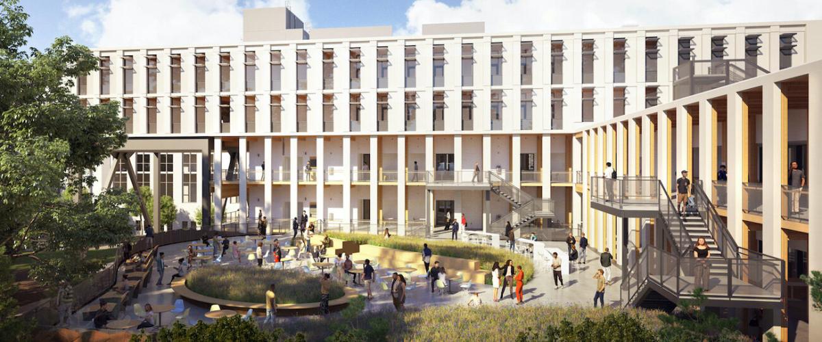 UC Berkeley Undergraduate building rendering