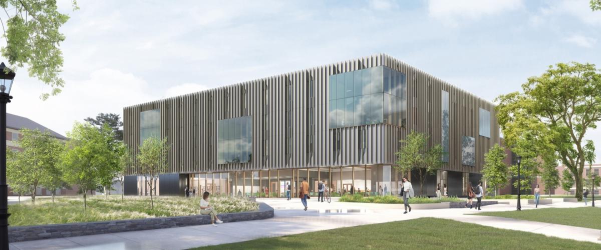Rendering of UMASS Amherst's Sustainable Engineering Labs