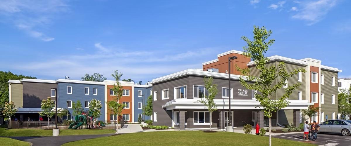 External overview of Village Center Apartments