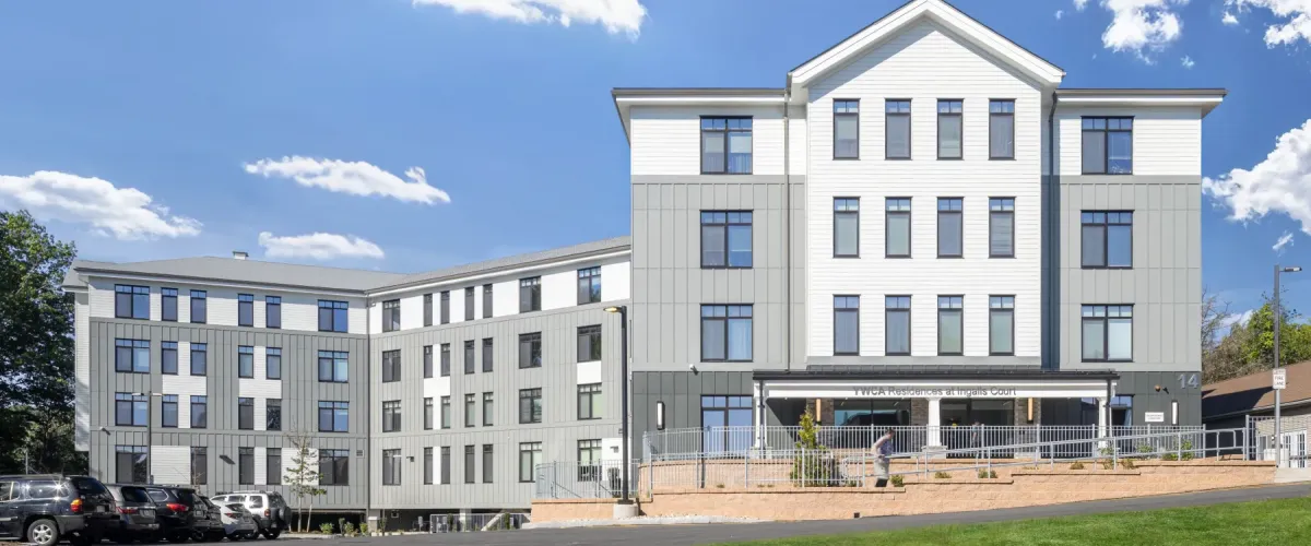 Street view of YWCA Residences at Ingalls Court 1