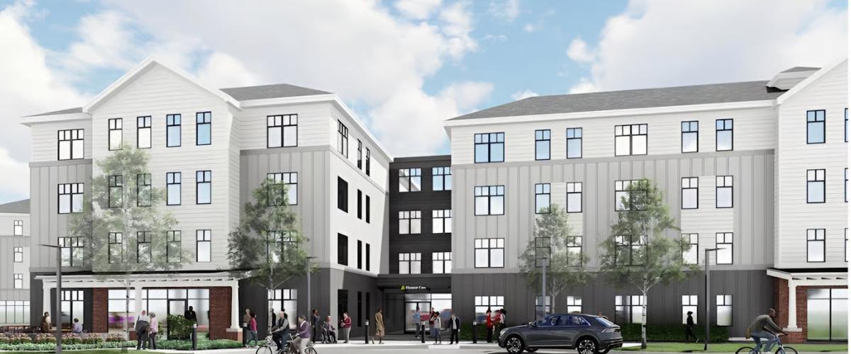 Rendering of YWCA Ingalls Court Residence II.