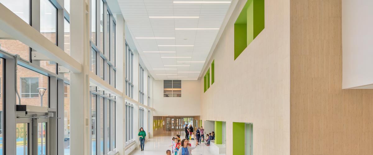 view of King Open School Gallery