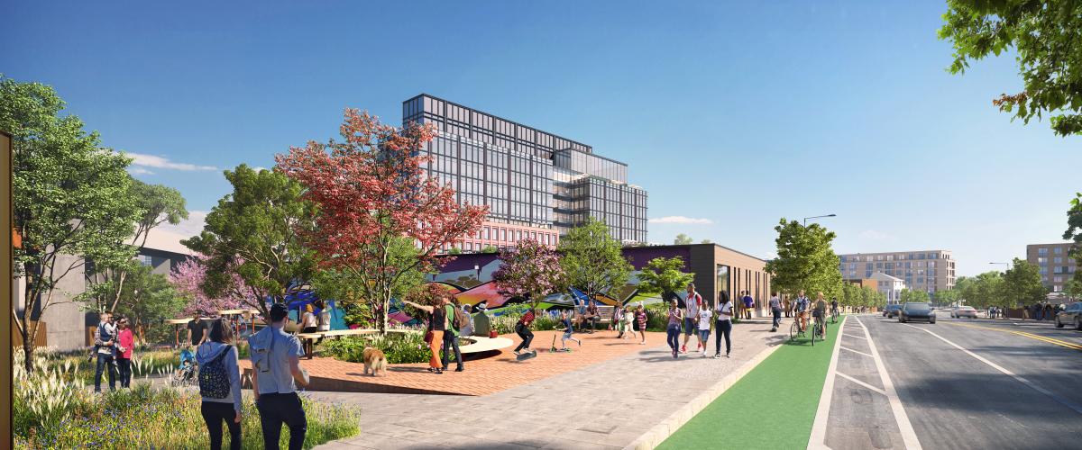 Rendering of the 40 Roland Street Project