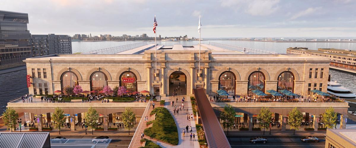 Rendering of the Commonwealth Pier