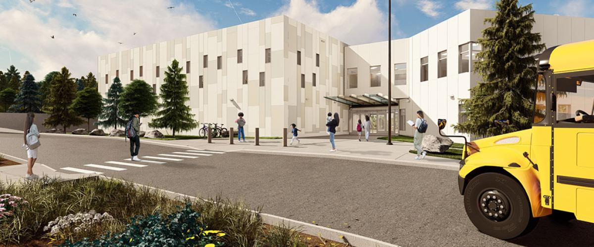 Rendering of Crocker Elementary School