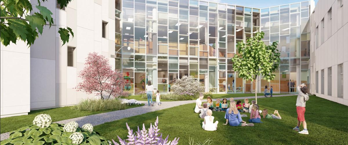 Rendering of Crocker Elementary School