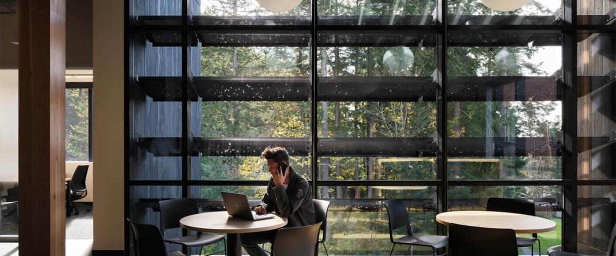 Common work area within the Hall