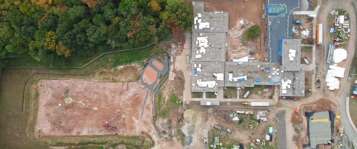 Keeney Elementary School aerial image