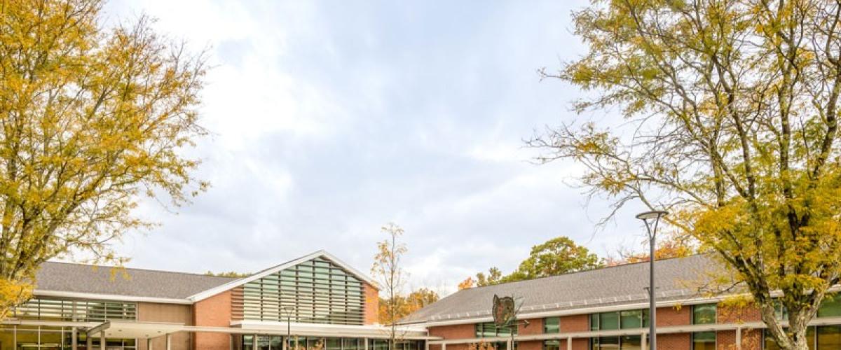 Exterior of Lincoln School, revitalized