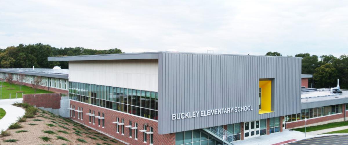 Side profile of Buckley Elementary School