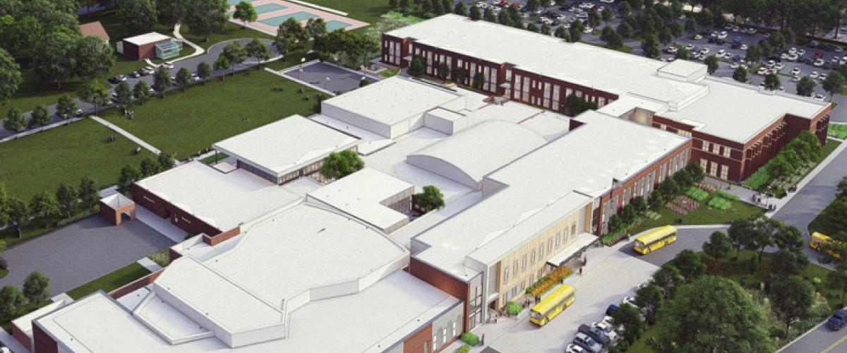 Rendering of Poolesville High School