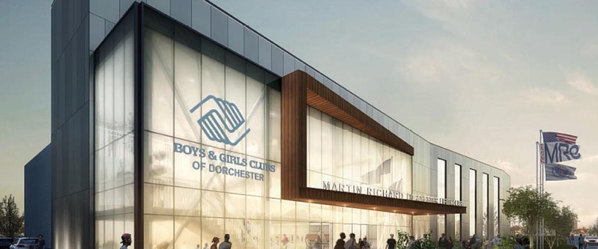 Illustration of the Martin Richard Fieldhouse