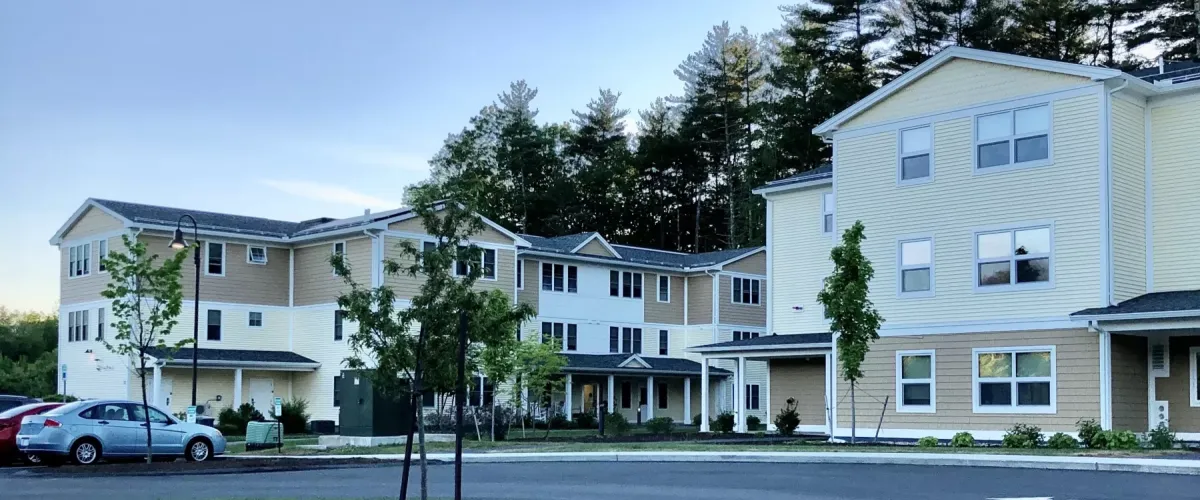 Street view of Meadows housing development