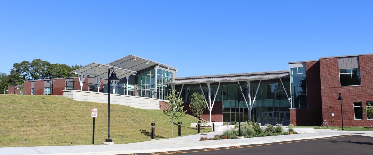 Street view of Neck River Elementary School