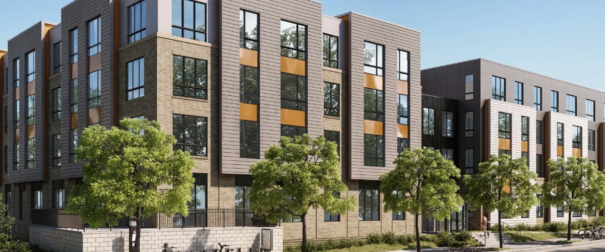 View of The Rozzie apartment complex