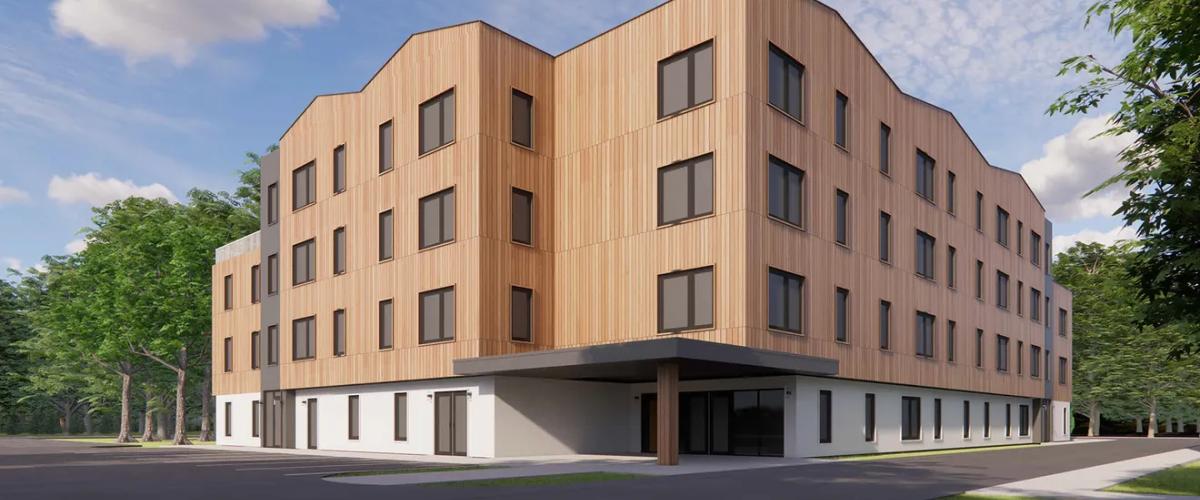 Rendering of 1035 Lafayette housing