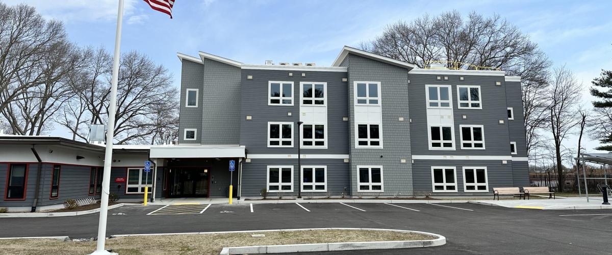 Homeless shelter at Brockton Housing Resource Center.