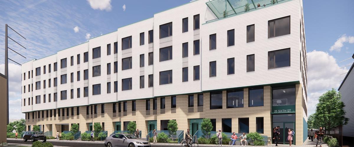 Rendering of 25 Sixth St