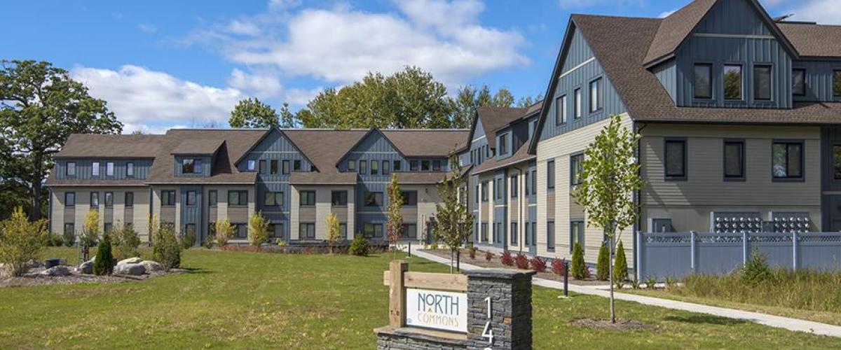 View of the North Commons at Village hill.