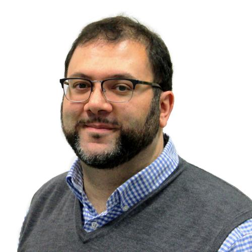 white male, bearded