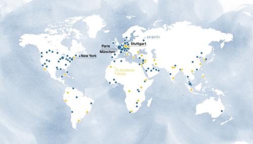 World map of Transsolar Projects Worldwide